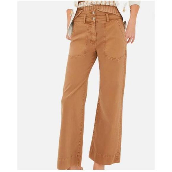 Veronica Beard Women's Hilde Ankle Crop Jeans Deep Ochre NWT 348 Sz 28 - Picture 4 of 4